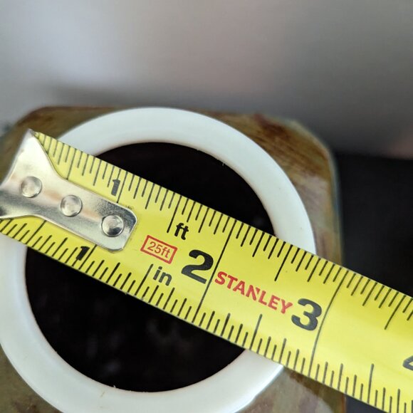 Pier One Imports Stoneware Canister Set Metal Megnet Scoops Textured - Picture 15 of 15